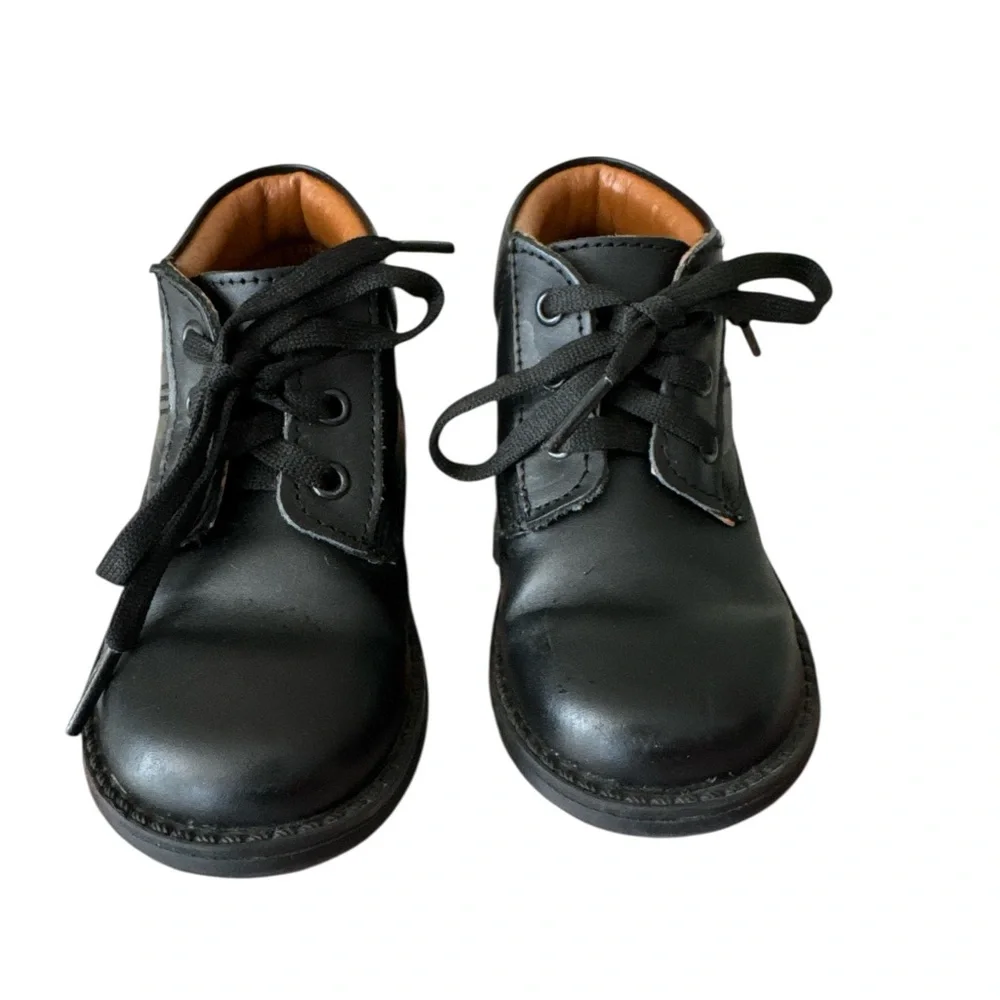 Dogi Kids Leather Boots – Black – Size 23 US Toddler 7